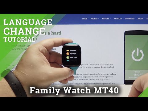 How to Change Language in ALCATEL TCL Family Watch MT40 – Update Language