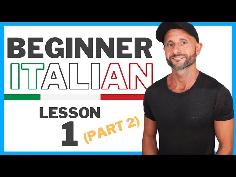 Beginner Italian Course Lesson 1 (Part 2) - Is it easy to learn Italian?