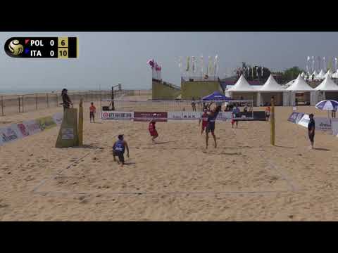FIVB BVB WT19 Xiamen 4Star 250418 C3 MD M 011 Kantor Losiak POL Rossi Carambula ITA