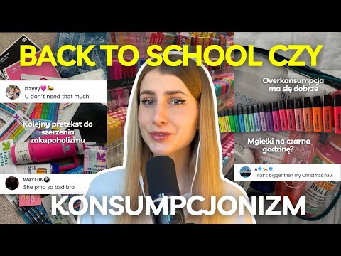 Zakupy na Powrót do Szkoły, czy tylko kolejny Absurdalny TREND promujący Nadmierną Konsumpcję?