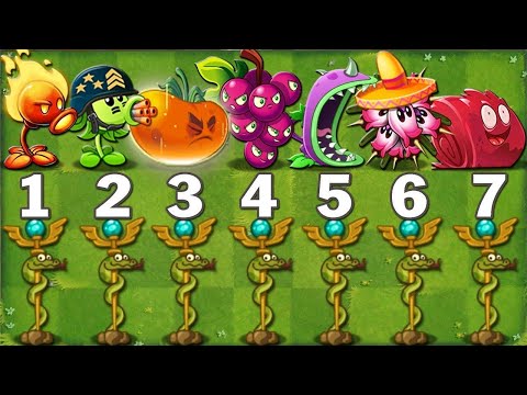 Every Plants vs 99 Healer Item - How Many Plants Will Win? - PvZ 2 Challenge