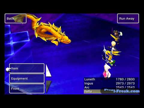 Final Fantasy 3 Walkthrough - Android Ouya iOS DS - Part 34 - The Word of Darkness Cerberus