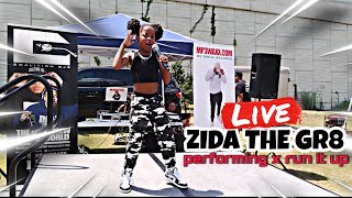 7 YEAR OLD ZIDA THE GR8 LIVE PERFORMANCE X RUN IT UP AT THE POP UP SHOP | KID RAPPER #ZidaTheGr8