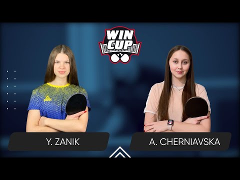19:45 Yulianna Zanik - Alina Cherniavska West 4 WIN CUP 10.04.2024 | TABLE TENNIS WINCUP