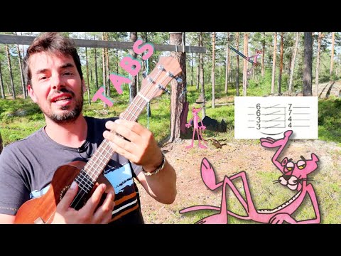 Pink Panther Theme on the ukulele WITH TABS
