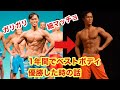 【筋肉】1年間でベストボディ優勝した時の話