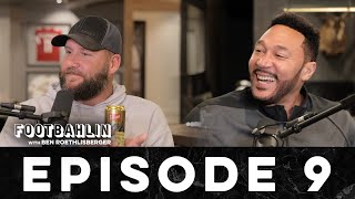 Footbahlin with Ben Roethlisberger EP. 9 (with Charlie Batch) Sunday Night Football Watch Along video