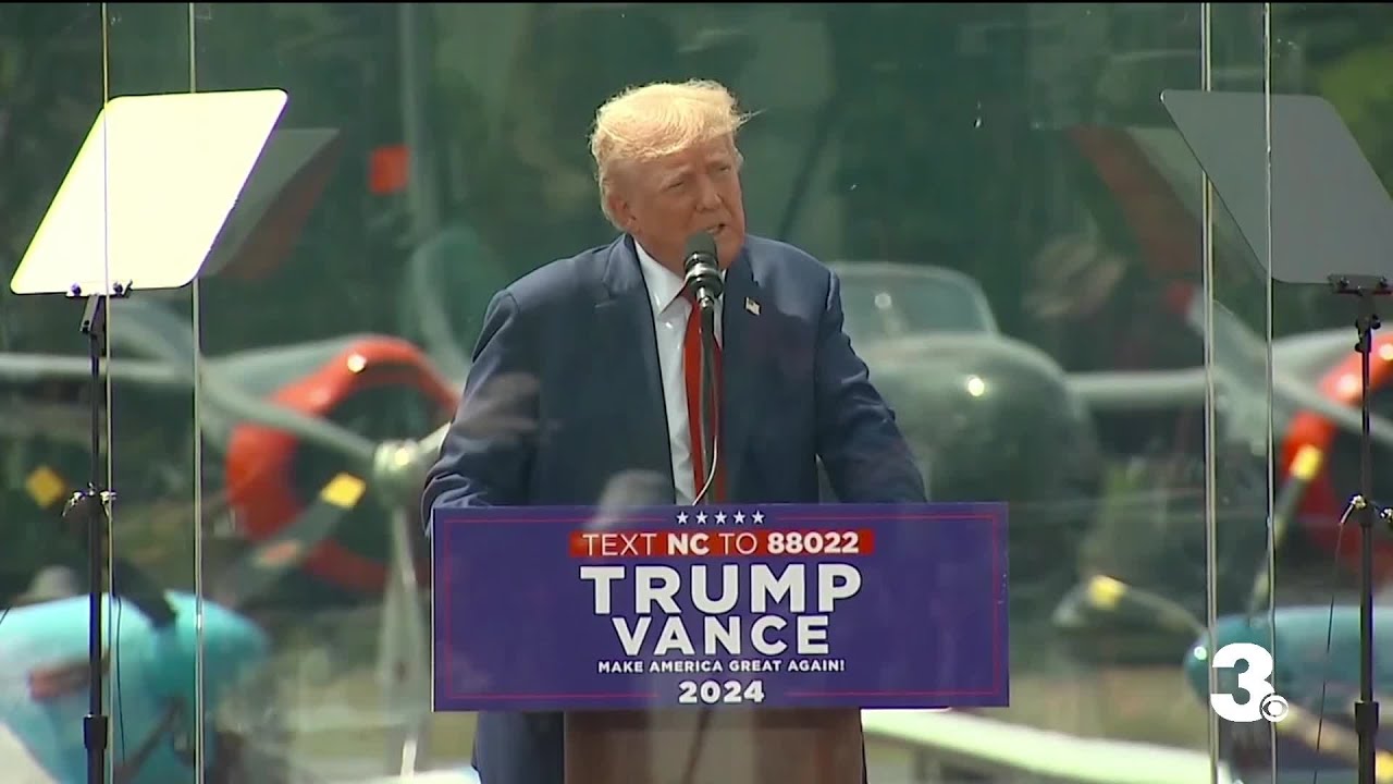 Trump holds first outdoor rally since assassination attempt