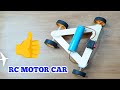 How To Make RC Motor Triangle Shaped Car At Home Science Project For Class 6