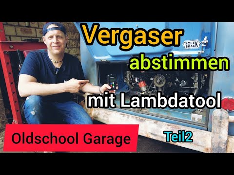Oldtimer Doppelvergaser mit Lambdatool abstimmen- Teil2