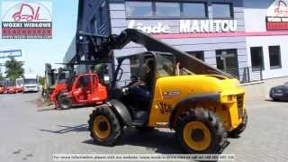 preview picture of video 'Ładowarka teleskopowa Telehandler погрузчик телескопический JCB 527 55 BD 4232T'