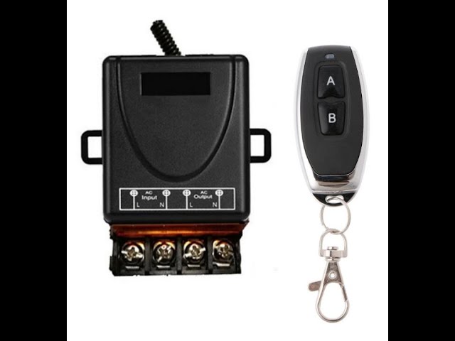 Vídeo relacionado con DieseRC 433MHz Interruptor de control remoto inalámbrico Control de radio AC 220V 230V 240V 110V 30A Controlador de relé con 2 transmisores, para bomba de luz, sistemas de seguridad