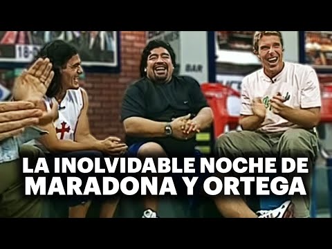 CÓMO FUE EL DÍA QUE MARADONA LLEGÓ POR SORPRESA A TyC SPORTS Y EMOCIONÓ AL BURRITO ORTEGA 🔥⚽ TBT