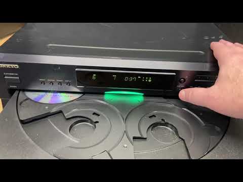 Onkyo DX-C390 6 Disc CD changer demo