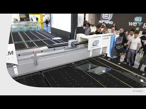 Полуавтоматический вариант линии раскроя триплекса - станок Bottero 520 LAMe + 353 BCS