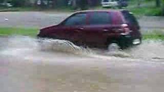 preview picture of video 'Waterlogged Street at Durgapur'