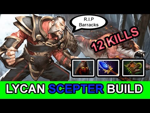 Lycan Scepter Build - Army of Summons Break the Barracks in 10s !! Dota 2 Immortal Game Play