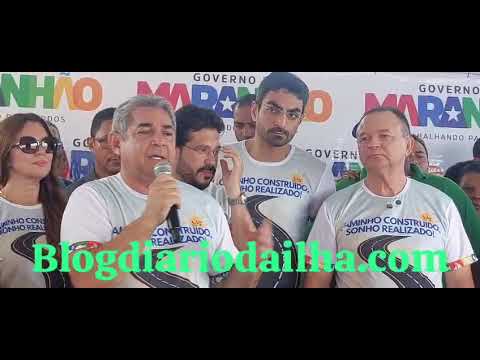 CAJAPIÓ (MA): Governador Brandão e o prefeito Rômulo Marques inauguram no município. POR LIMA K LIMA
