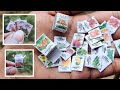 DIY Miniature Seed packets for Miniature garden | DIY Miniature Seed library | Step by step tutorial