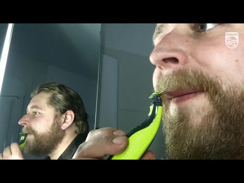 Männer treffen auf Philips OneBlade