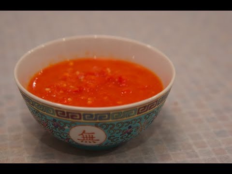 How to Make Chili Garlic Sauce for Chicken Rice