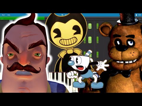 Indie Games Rap by JT Music - Piano Cover / Tutorial - Video Game Legends Rap Vol 3