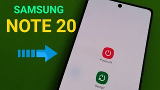Samsung Note 20 How to Power OFF  and RESTART