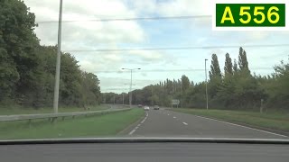 preview picture of video 'A556 Northwich Bypass (Part 2) - Westbound Rear View'