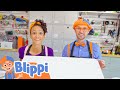 Blippi At Cr8Space Arts And Crafts Blippi Moonbug Subtitles