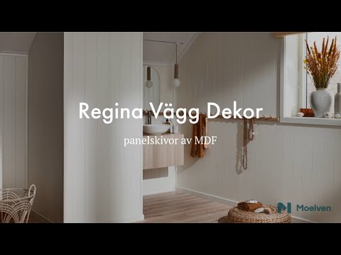Panelskiva Moelven Regina Vägg Pärlspont Dekor 2 st/frp