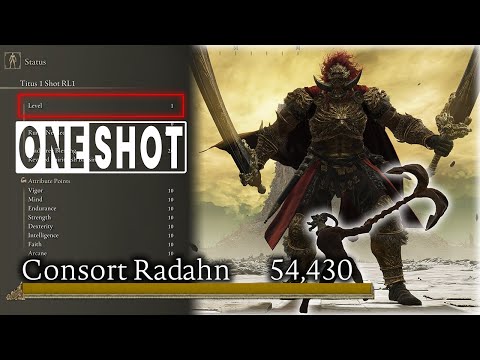 10-Year-Old's LEVEL 1 World First One Shot 54k Damage DLC Final Boss (World Record) | Elden Ring