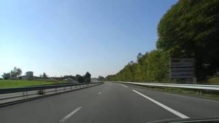 preview picture of video 'Driving On The N164 Between Kernabat & Botavall, Finistere, Brittany, France 14th October 2009'