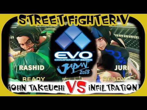 SFV - Match | Infiltration vs. John Takeuchi (Grand Final - EVO Japan 2018)