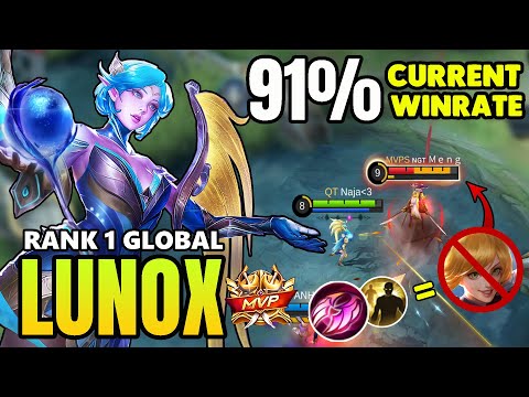 91% WINRATE !! Lunox Best Build 2021~ Top 1 global Lunox Gameplay  ~ Lunox Mobile legends