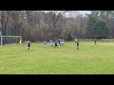 Nieuznana bramka Bieżanowianki na 0-2 w meczu z Tęczą Tenczynek/ gol Igor Turek