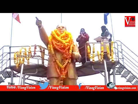 Dr.BR Ambedkar occasion of Jayanti Garlanding GVMC Commissioner in Visakhapatnam,Vizagvision...