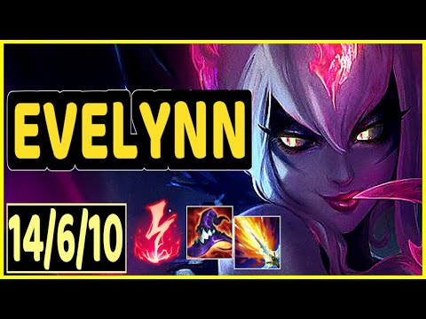 EVELYNN VS OLAF - 14/6/10 KDA JUNGLE - MASTER EUW