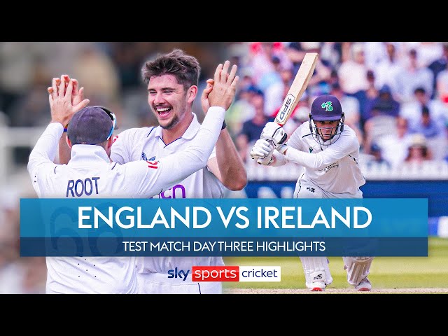 England clinch 10-wicket win! | England vs Ireland | Day Three Highlights England clinch 10-wicket win! | England vs Ireland | Day Three Highlights