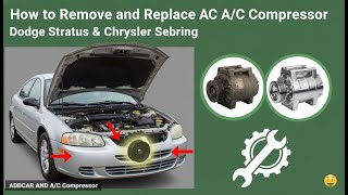 DIY: How to Remove and Replace A/C Compressor on Dodge Stratus & Chrysler Sebring (2001-2006)