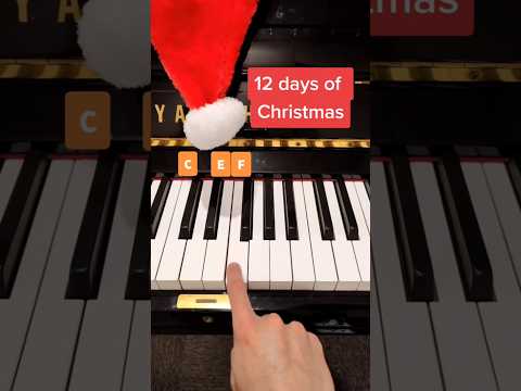 How to play the 12 days of Christmas on Piano