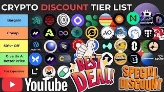 TOP 5 BARGAIN Crypto TIER List Altcoins in EXTREME FEAR Market