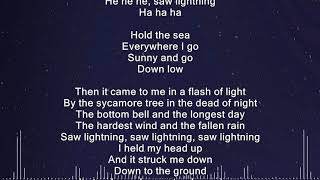 Beck - Saw Lightning  (Lyrics)