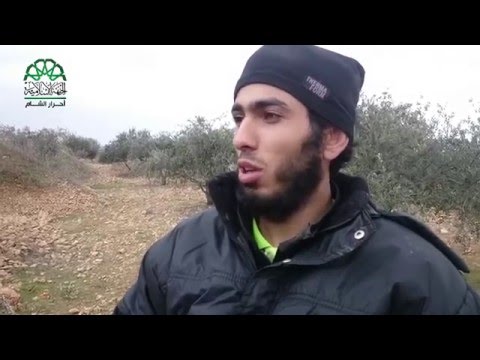 كلمة من أحد عناصر حركة أحرار الشام المرابطين في ريف حمص