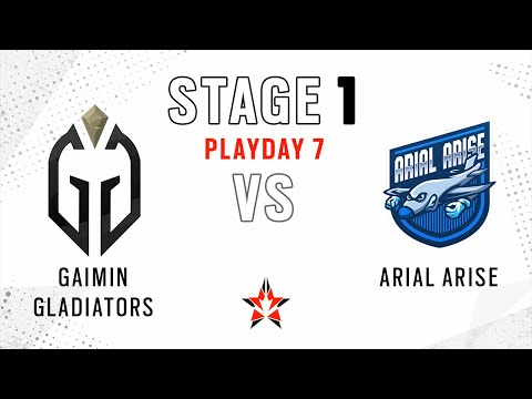Gaimin Gladiators vs Arial Arise // NA Challenger League - Stage 1 - Playday 7