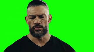 Roman Reigns "you signed yourself into a lose-lose situation" green screen
