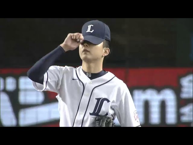 1回表 ライオンズ先発・野上 スワローズ3番・川端に2ラン打たれ先制許す...2014/5/23 L-S