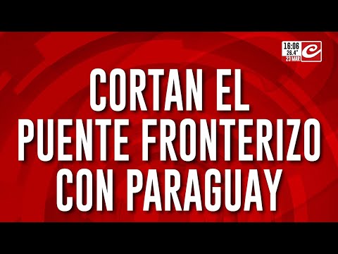 Cortan el puente fronterizo con Paraguay: 24 gendarmes y 22 aduaneros involucrados en coimas