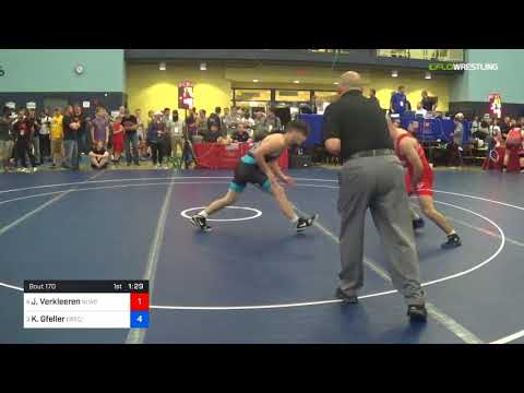 2018 FS WTT Challenge/UWW Juniors 65 Consi Of 4 - Jarod Verkleeren (NLWC) Vs. Kaden Gfeller (CRTC-