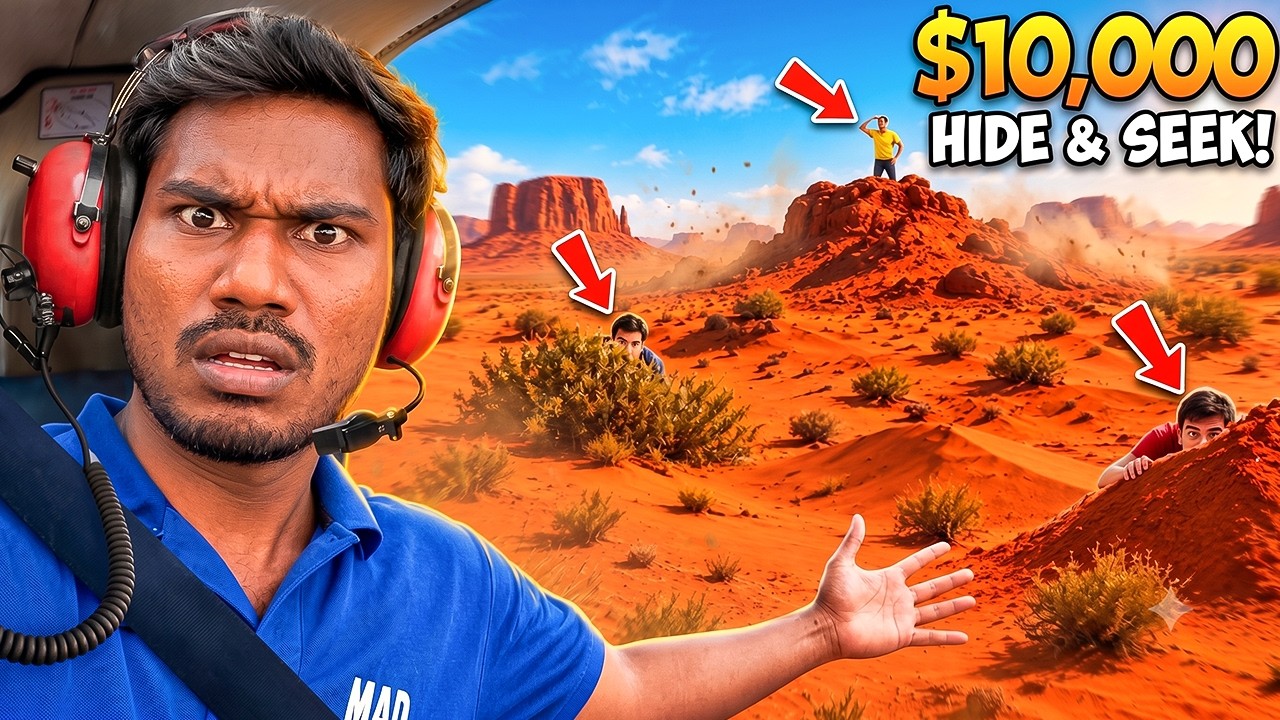 We Played Hide & Seek in the Middle of a Red Desert!