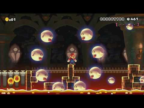 4-8:Ancient Ghostly Castle by Myuu - Super Mario Maker - No Commentary 1bk